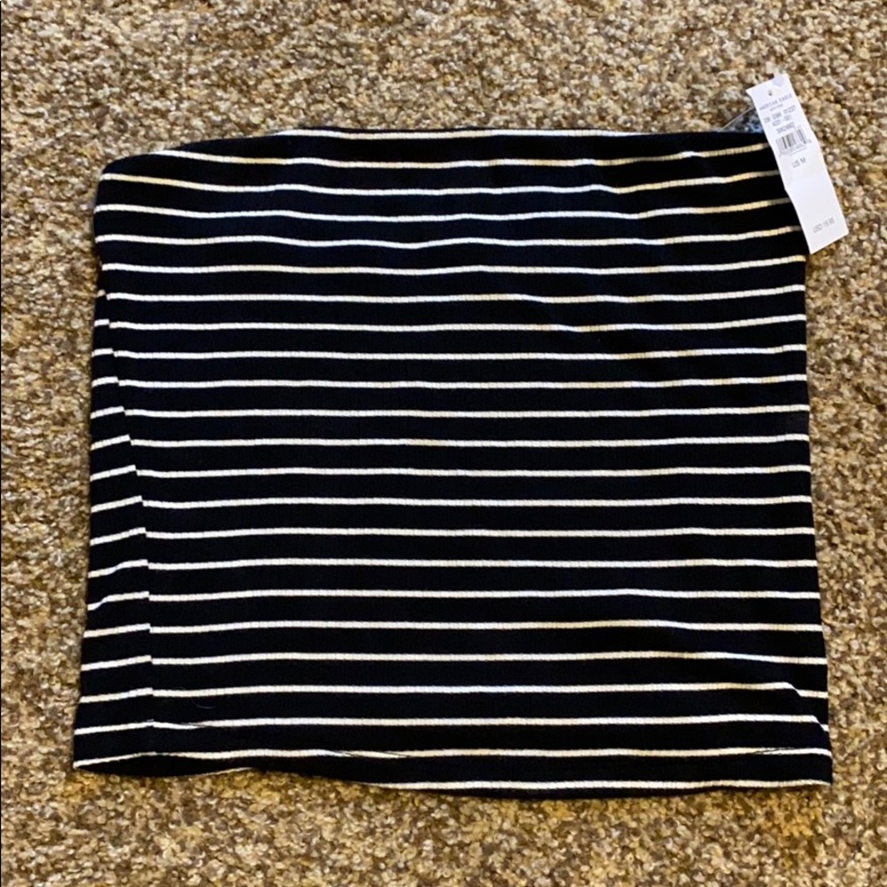 Black and White Tube Top